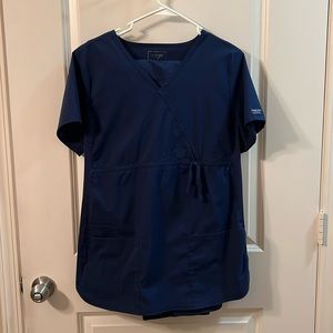 Women’s navy Cherokee maternity scrub set